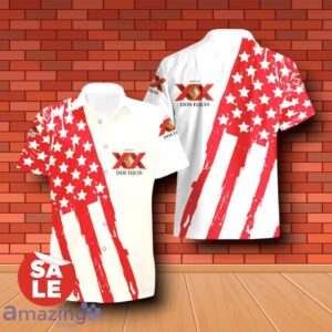 Dos Equis Whiskey USA Flag Hawaiian Shirt & Shorts Special Gift Product Photo 2