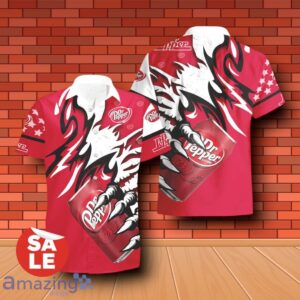 Dr Pepper Monster Claw Hawaiian Shirt & Shorts Special Gift Product Photo 2