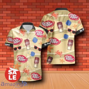 Dr Pepper Summer Seafood Hawaiian Shirt & Shorts Special Gift Product Photo 2