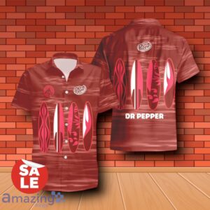 Dr Pepper Surfboard Hawaiian Shirt & Shorts Special Gift Product Photo 1