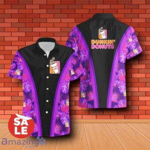 Dunkin Donuts Hawaiian Shirt & Shorts Special Gift Product Photo 2