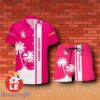 Dunkin Donuts Palm Tree Summer Hawaiian Shirt & Shorts Special Gift