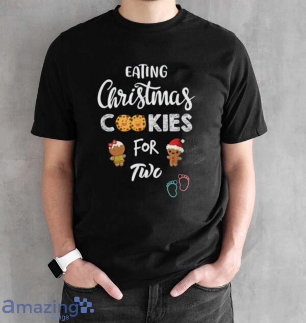 Eating Christmas Cookies For Two T-Shirt - Black Unisex T-Shirt