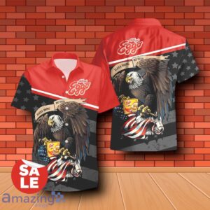 Eggo Eagle American Flag Combo Hawaiian Shirt & Shorts For Men Women Product Photo 2