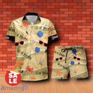 El Jimador Summer Seafood Combo Hawaiian Shirt & Shorts For Men Women Product Photo 1