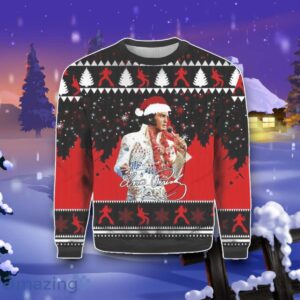 Elvis Presley Christmas Ugly 3D Sweater Impressive Gift Product Photo 2