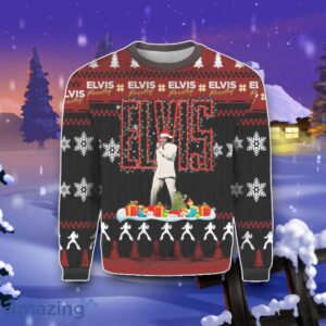 Elvis Presley Christmas Ugly 3D Sweater Impressive Gift Impressive Gift Product Photo 2