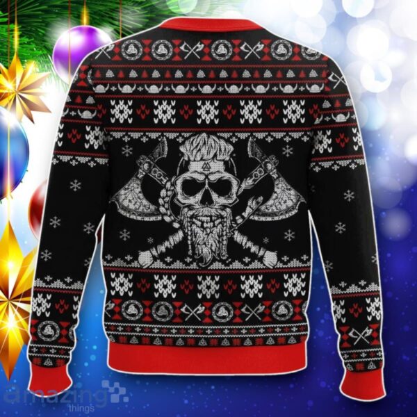 Fa La La Valhalla Viking Skull Ugly Sweater Best Gift Product Photo 2