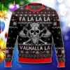 Fa La La Valhalla Viking Skull Ugly Sweater Best Gift