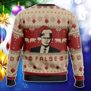 False The Office Ugly Christmas Sweater Best Gift Product Photo 2