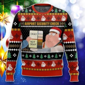 Family Guy Meme Security Check Christmas Ugly Sweater Best Gift Product Photo 1