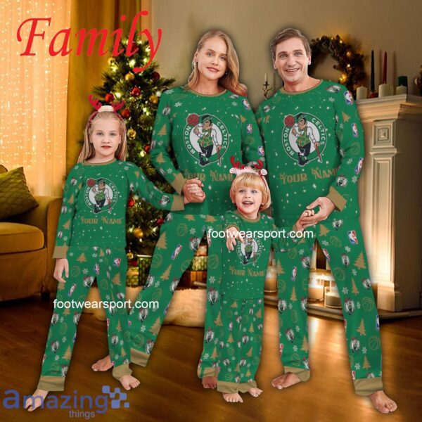 Family Team Boston Celtics Pajamas Set Family Christmas For Men Women Kid - Family Team Boston Celtics Pajamas Set Family Christmas For Men Women Kid