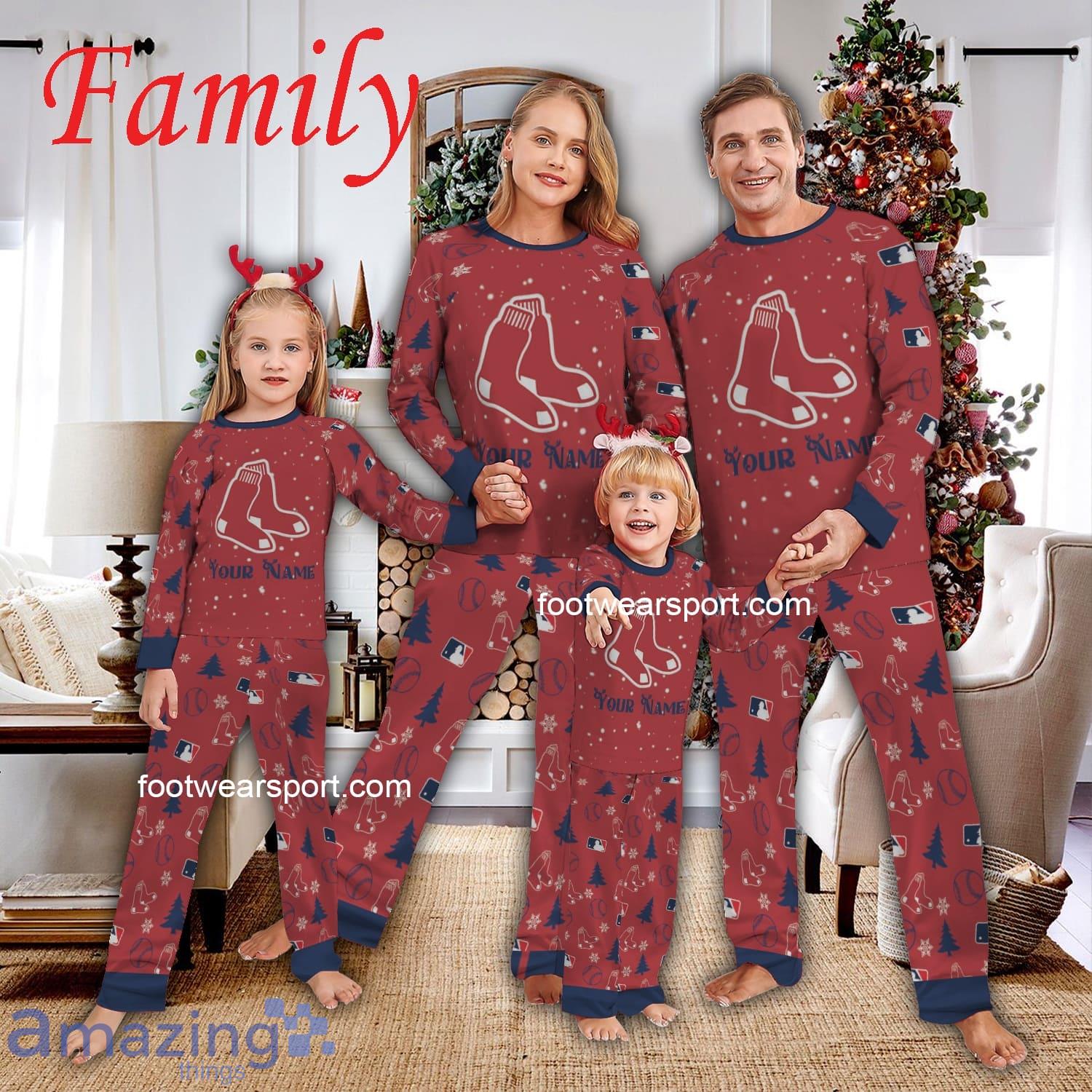 Family Team Boston Red Sox Christmas Pajamas Set Family For Men Women Kid image Family Team Boston Red Sox Christmas Pajamas Set Family For Men Women Kid - Family Team Boston Red Sox Christmas Pajamas Set Family For Men Women Kid