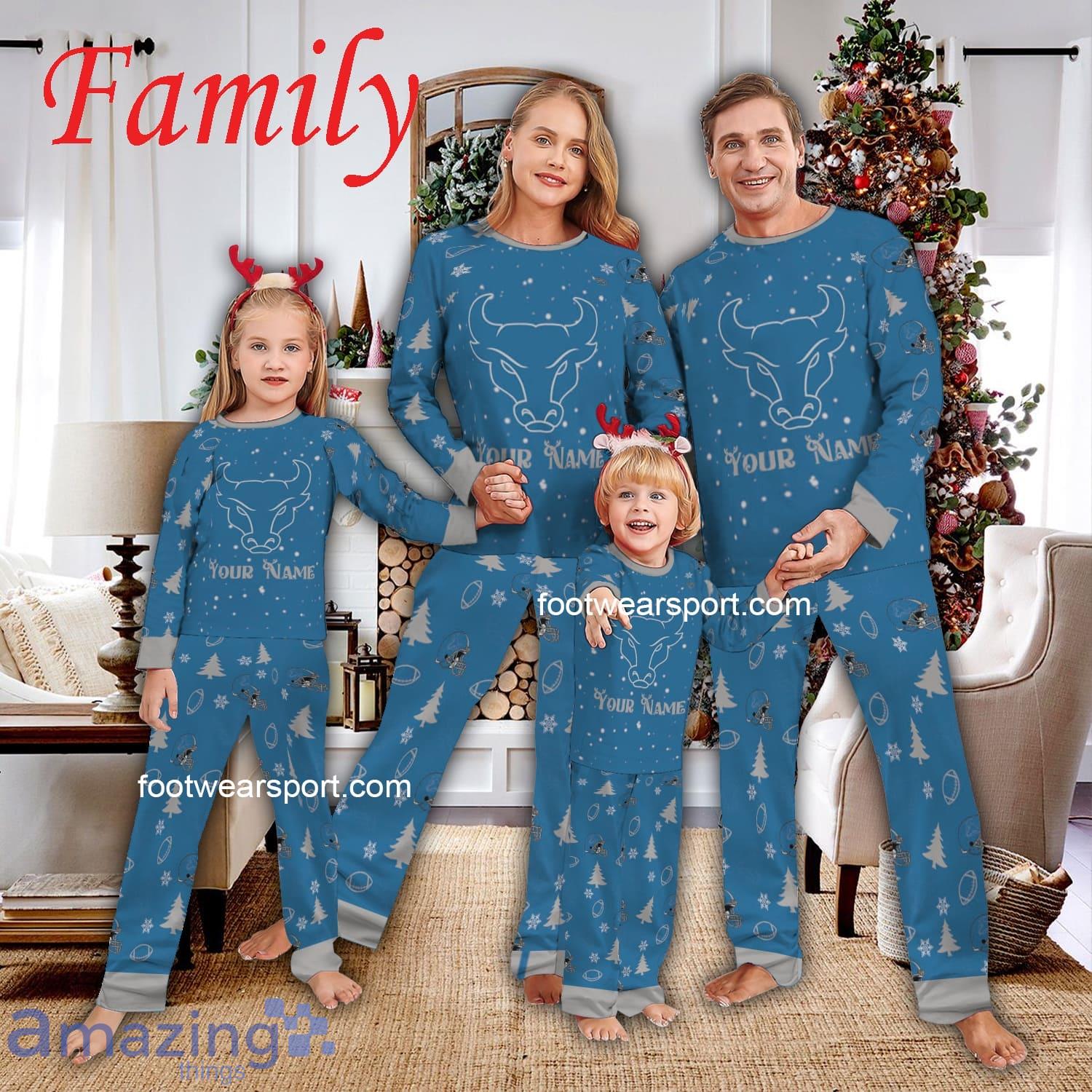 Family Team Buffalo Bulls Christmas Pajamas Set Family For Men Women Kid image Family Team Buffalo Bulls Christmas Pajamas Set Family For Men Women Kid - Family Team Buffalo Bulls Christmas Pajamas Set Family For Men Women Kid
