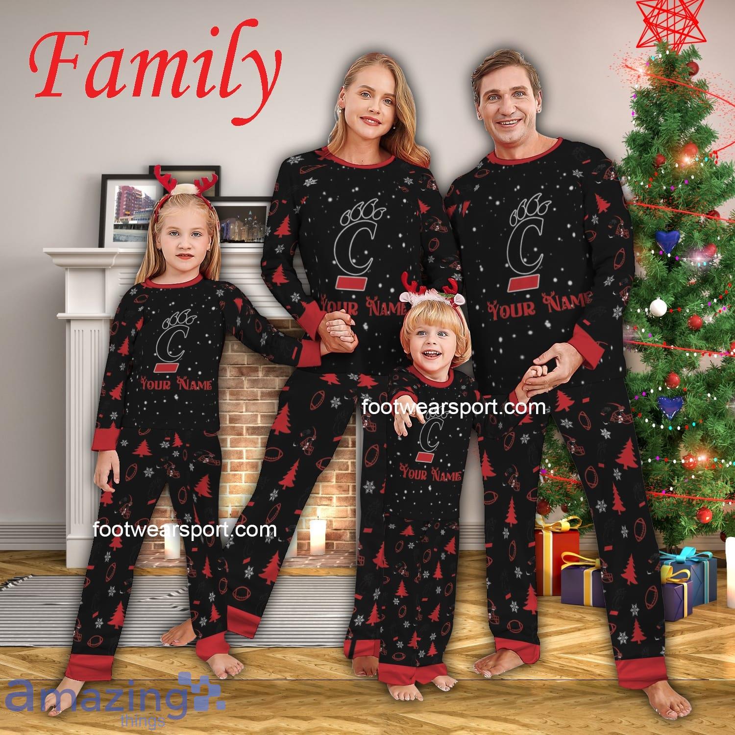 Family Team Cincinnati Bearcats Christmas Family Pajamas Set For Adult image Family Team Cincinnati Bearcats Christmas Family Pajamas Set For Adult - Family Team Cincinnati Bearcats Christmas Family Pajamas Set For Adult