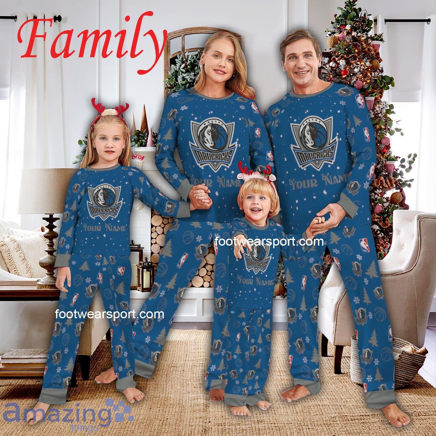 Family Team Dallas Mavericks Family Pajamas Set Christmas For Men Women Kid image Family Team Dallas Mavericks Family Pajamas Set Christmas For Men Women Kid - Family Team Dallas Mavericks Family Pajamas Set Christmas For Men Women Kid