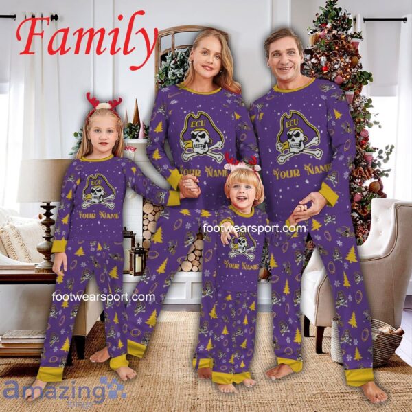 Family Team East Carolina Pirates Christmas Pajamas Set Family For Men Women Kid - Family Team East Carolina Pirates Christmas Pajamas Set Family For Men Women Kid