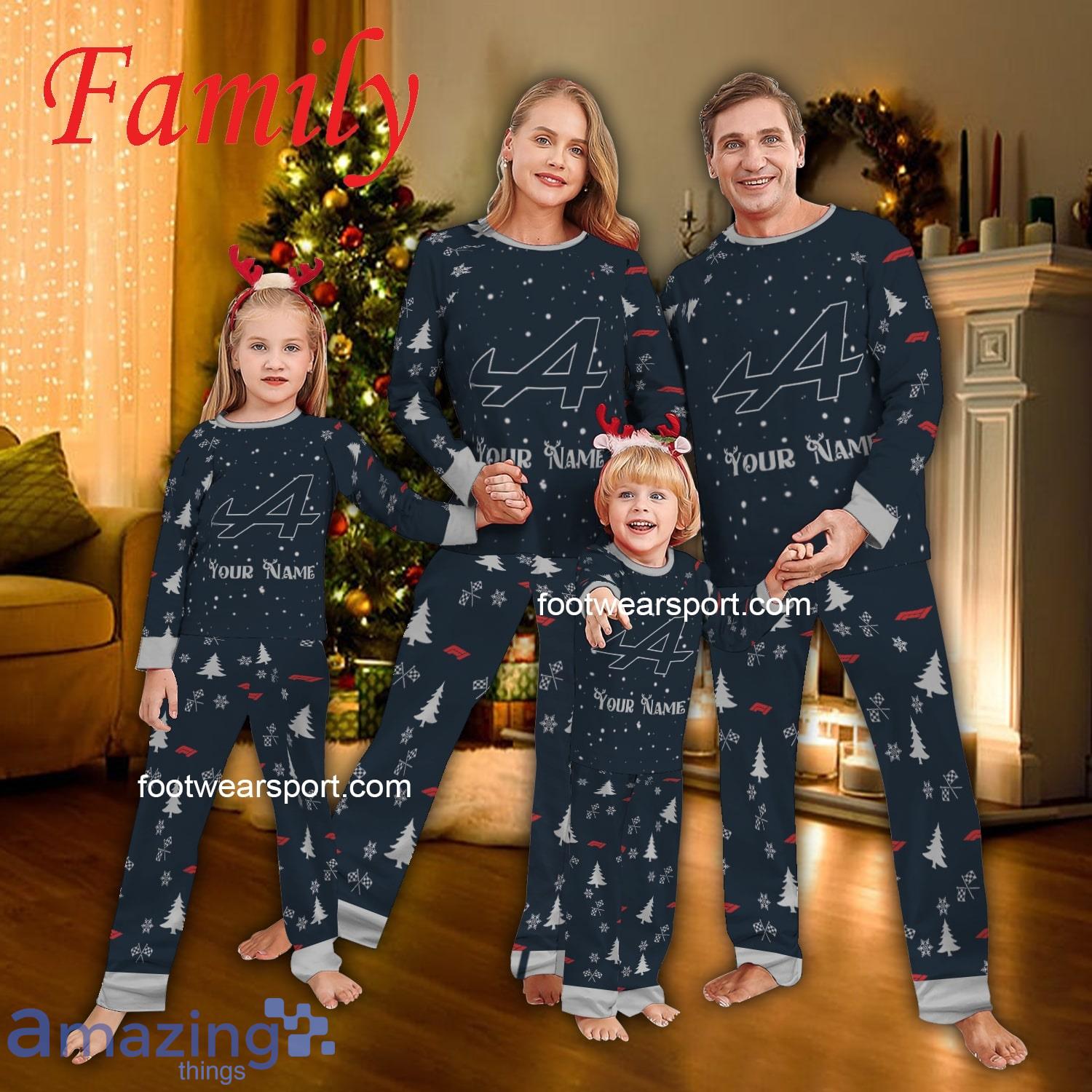 Family Team F1 Racing BWT Alpine F1 Team Christmas Family Pajamas Set For Men Women Kid image Family Team F1 Racing BWT Alpine F1 Team Christmas Family Pajamas Set For Men Women Kid - Family Team F1 Racing BWT Alpine F1 Team Christmas Family Pajamas Set For Men Women Kid