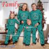 Family Team F1 Racing Mercedes AMG PETRONAS F1 Team Christmas Family Pajamas Set For Men Women Kid