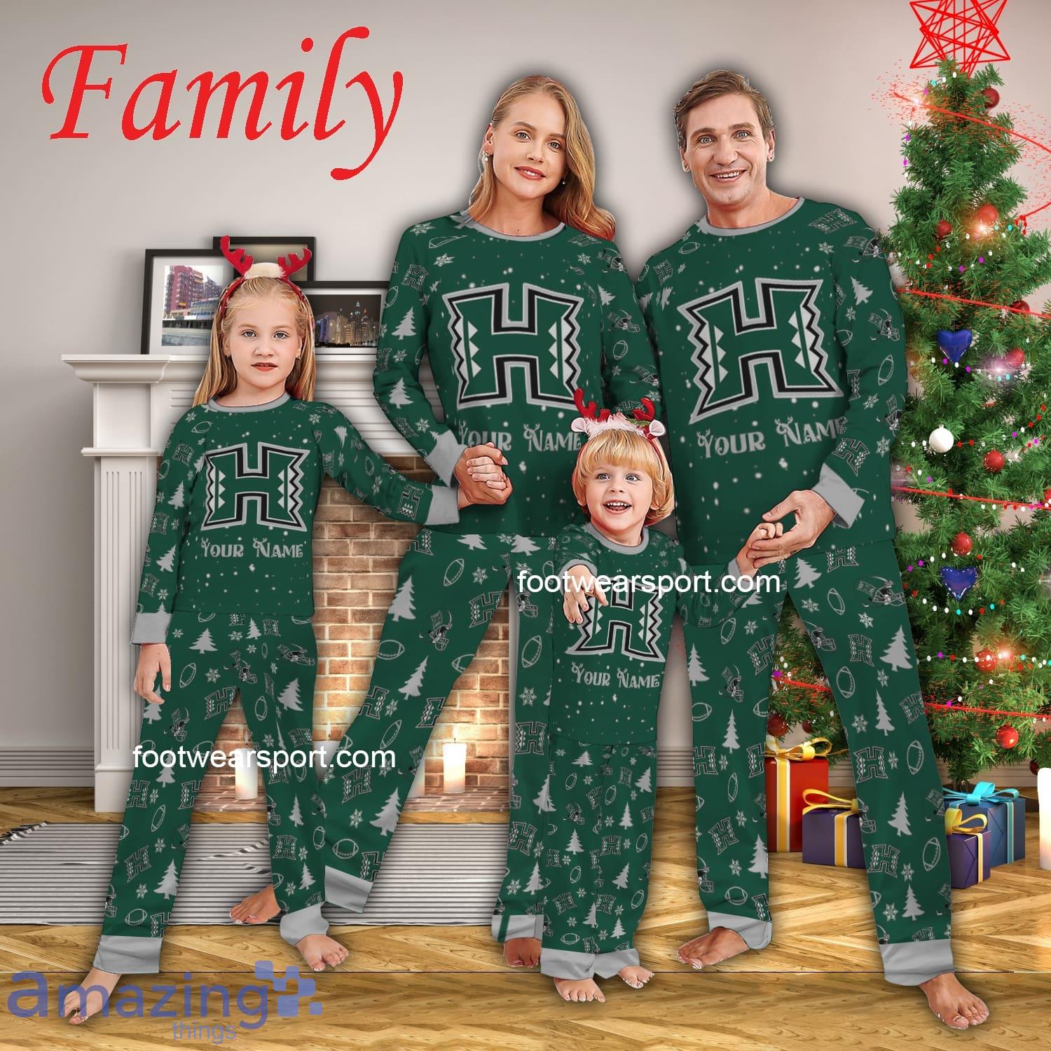 Family Team Hawaii Rainbow Warriors Christmas Family Pajamas Set For Adult image Family Team Hawaii Rainbow Warriors Christmas Family Pajamas Set For Adult - Family Team Hawaii Rainbow Warriors Christmas Family Pajamas Set For Adult