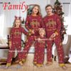 Family Team Iowa State Cyclones Christmas Family Pajamas Set For Men Women Kid