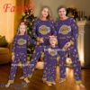 Family Team Los Angeles Lakers Christmas Pajamas Set Family For Men Women Kid