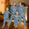 Family Team Manchester City Christmas Pajamas Set Family For Men Women Kid