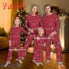 Family Team SMU Mustangs Christmas Family Pajamas Set For Men Women Kid