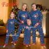Family Team Toronto Blue Jays Christmas Family Pajamas Set For Men Women Kid