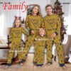 Family Team West Virginia Mountaineers Family Pajamas Set Christmas For Men Women Kid