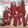 Family Team Wisconsin Badgers Christmas Pajamas Set Family For Men Women Kid