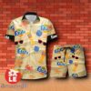 Fanta Summer Seafood Combo Hawaiian Shirt & Shorts For Men Women