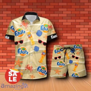 Fanta Summer Seafood Combo Hawaiian Shirt & Shorts For Men Women Product Photo 1