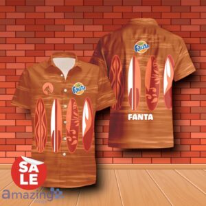 Fanta Surfboard Combo Hawaiian Shirt & Shorts For Men Women Product Photo 2
