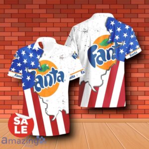 Fanta USA Flag Aloha Summer Beach Combo Hawaiian Shirt & Shorts For Men Women Product Photo 2