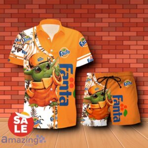 Fanta Yoda Combo Hawaiian Shirt & Shorts For Men Women Product Photo 1