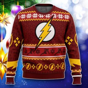 Fast Christmas The Flash DC Comics Ugly Christmas Sweater Best Gift Product Photo 1