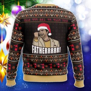 Fatherrrr The IT Crowd Ugly Christmas Sweater Best Gift Product Photo 2