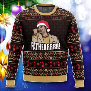 Fatherrrr The IT Crowd Ugly Christmas Sweater Best Gift Product Photo 1