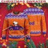 Fedex Snoopy Driving A Car Christmas Sweater For Men Women