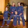 Festive Reindeer Logo Buffalo Bill Pajamas Set Family Christmas For Men Women Kids