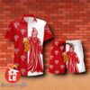 Fireball Cinnamon Whisky Death Halloween Combo Hawaiian Shirt & Shorts For Men Women
