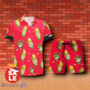 Fireball Cinnamon Whisky Funy Combo Hawaiian Shirt & Shorts For Men Women Product Photo 1