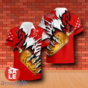 Fireball Cinnamon Whisky Monster Claw Combo Hawaiian Shirt & Shorts For Men Women Product Photo 1