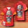 Fireball Cinnamon Whisky Sukull Rose 3D Hawaiian Shirt & Shorts For Men Women