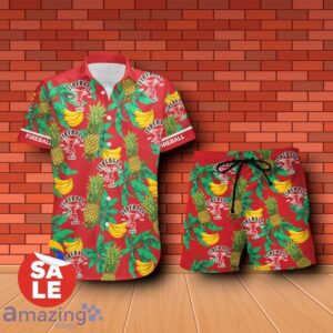 Fireball Cinnamon Whisky Tropical Flower Aloha Combo Hawaiian Shirt & Shorts For Men Women Product Photo 1