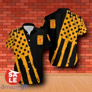 Fireball Cinnamon Whisky Whiskey USA Flag Combo Hawaiian Shirt & Shorts For Men Women Product Photo 2