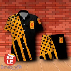 Fireball Cinnamon Whisky Whiskey USA Flag Combo Hawaiian Shirt & Shorts For Men Women Product Photo 1