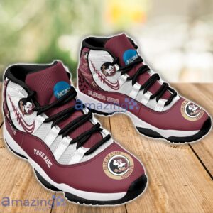 Florida State Seminoles Air Jordan 11 Sneakers Custom Name Sport Team Shoes For Men And Women image Florida State Seminoles Air Jordan 11 Sneakers Custom Name Sport Team Shoes For Men And Women Product Photo 3