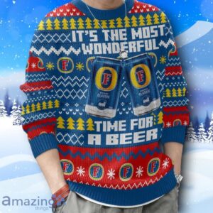 Fosters UK Beer Ugly Christmas Sweater New Design Product Photo 4